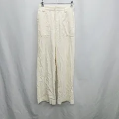 ◇ ⊇ green label relaxing ストレートパンツ サイズ36 ホワイト系 レディース E  【1410100066339】