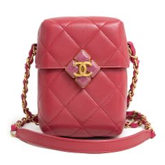 CHANEL ラゲージモチーフ アクリル ミノディエール ピンク 2017年 