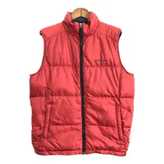 Eddie Bauer エディーバウアー ダウンベスト アウトドア レッド (メンズ M) 中古 古着 S6535