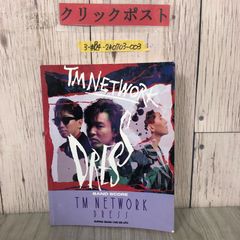 3-#バンドスコア TM NETWORK DRESS 小室哲哉 宇都宮隆 木根尚登 1989年 平成元年 7月 初版 シンコーミュージック バンスコ BAND SCORE