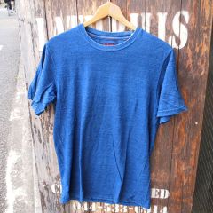【BLUE BLUE】ブルーブルー  ハリウッドランチマーケット ハリラン 聖林公司 インディゴ Tシャツ  2 (M)