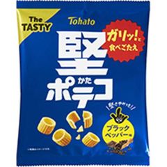 東ハト 堅ポテコ ブラックペッパー味 51g×12袋