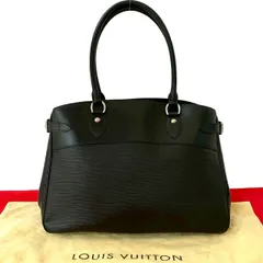 ✨美品✨ルイヴィトン トートバッグ 2way エピ パッシィGM レザー 黒 LOUIS VUITTON - 【ショルダー付】ルイヴィトン エピ パッシィGM
