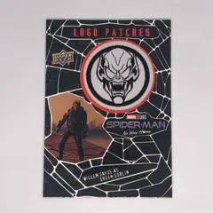 Willem Dafoe / ウィレム・デフォー 2023 Upper Deck マーベル スパイダーマン:ノー・ウェイ・ホーム ロゴパッチ #LP-13