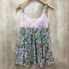 ワコール×パルファージュ 蜷川実花 コラボ キャミソール ピンク系 花柄