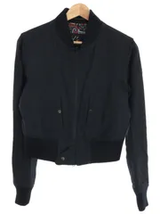 Y's ワイズ 15AW ウールリネンリバーシブルボンバージャケット ネイビー 1のサムネイル