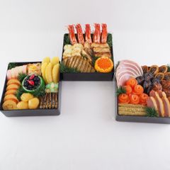 おせち 食品サンプル 幅21 高さ最大9 実物大 展示 ディスプレイ 食玩 HN29 