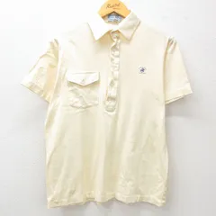L/古着 半袖 ポロ シャツ メンズ 00s ビバリーヒルズ コットン 薄ベージュ カーキ 25jun05 中古 トップス