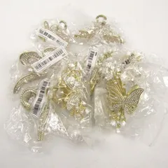 ヘアアクセサリー 8点セット 未使用 ヘアクリップ バンスクリップ まとめて 大量 外装ダメージ有 レディース