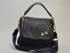アニヤハインドマーチ ANYA HINDMARCH 2WAY ショルダーバッグ パープル レディース e_u F-B6703