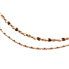 【ピンクゴールド×ワンサイズ】[Cream dot. クリームドット公式] ブレスレット レディース 金属アレルギー ニッケルフリー レイヤード 2連 重なり 上品 エレガント シンプル 結婚式のサムネイル