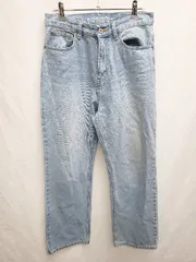 ◇ MARITAS DENIM マリタスデニム × LE DENIM SLOBE ジーンズ デニム パンツ サイズ40 ライトブルー レディース P  【1407100010394】