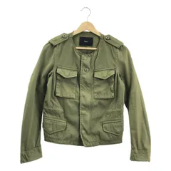 Edition / エディション トゥモローランド | ノーカラー ミリタリー ジャケット | 38 | カーキ | レディース