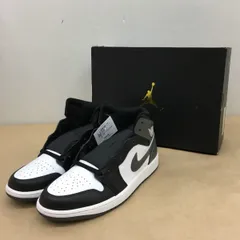 未使用 NIKE AIR JORDAN 1 MID Black/White/Iron Grey DQ8426-001 サイズ28cm【WS877-003】