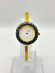 可動品【GUCCI/グッチ】11/12.2　スイス製　ホワイトダイヤル　チェンジベゼルウォッチ　替えベゼル有　QZ　レディース腕時計　B635 美品GUCCI グッチ 腕時計 チェンジベゼル 11⁄12 希少 稼働品