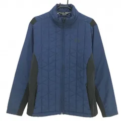 ★SALE価格★アンダーアーマー 中綿ジャケット ネイビー×黒 身頃キルティング  メンズ L/G ゴルフウェア UNDER ARMOUR