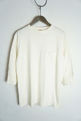 美品 GLAD HAND & Co. グラッドハンド 胸ポケット 五分袖カットソー Tシャツ USAコットン 729P★2