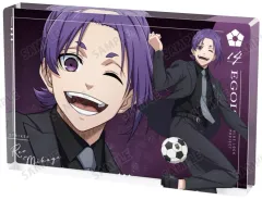 【中古】アクリルスタンド・アクリルパネル 御影玲王 描き下ろし スーツモデルver. アクリルブロック 「ブルーロック」