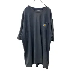 Carhartt 半袖 ロゴTシャツ 3XL グレー カーハート ルーズフィット ビッグサイズ 古着卸 アメリカ仕入 a706-5420