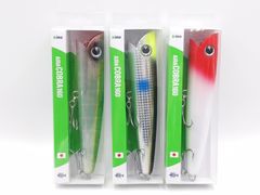 新品 ima アイマ エアラコブラ 160 3点セット ライムスタークリアー サイトレンズボラ レッドヘッドパープル ビッグベイト シーバス