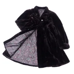 ■美品■SAGA MINK サガミンク コート サイズF シェアードミンク ダークミンク ミドル丈 ファーコート 毛皮 裏地：ペイズリー柄 ダークブラウン ブランド古着【中古】20241105/RA1829