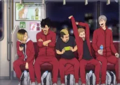 【中古】クリアファイル 音駒高校(試合帰り) A4クリアファイル 「ハイキュー!! TO THE TOP」