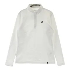 サイズ：S TAYLOR MADE テーラーメイド  長袖ポロシャツ  ホワイト系 [240101355325]# ゴルフウェア レディース ストスト