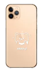 Galaxy A21 A20 SC-42A SC-02M SCV46 ケース カバー ギャラクシーA21 スマホケース ハードケース くまさん クマ 熊 ベアー おしゃれ かわいい イラスト シンプル 透明 クリア カラー10