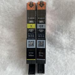 キヤノンCanon BCI-381sY +381sGYの2個セット小容量新品純正