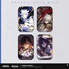 崩壊：スターレイル・公式　スクエア 缶バッジ（光円錐）ファイノン「燃え盛る黎明のように」ファイノン・モーディス「瞬刻の勝機」Mr. REC「夢のモンタージュ」 ゼーレ「我ら地炎」B1
