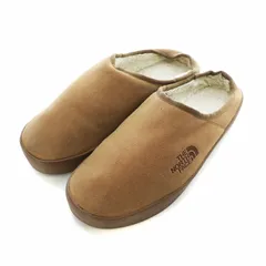 ザノースフェイス THE NORTH FACE ウィンターキャンプ クロッグ WINTER CAMP CLOG フラットシューズ ボア ロゴ US9 27cm 茶 ブラウン NF51651 ■GY99 /MQのサムネイル