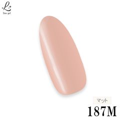 カラージェル 国産 化粧品登録 ジェルネイル マットカラー 5g LED/UVライト対応 187M ピンクベージュシー pink beige-c プロ ネイル 単品 ピンク pink