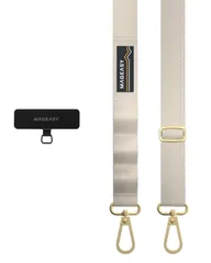 【迅速発送】MagEasy スマホショルダー 斜めがけ/首掛け/肩掛け 太め スマホストラップ (ストラップ ホルダー 付) スマホ ショルダー ストラップ 携帯ストラップ 携帯ショルダー  スマートフォン 各種 対応  Strap+ Card 20mm