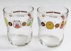 [중고] 글라스 [단품] 전 2종 세트 츠요시코 글라스 [스미코구라시×미스터 도넛] 키즈 세트 구입 특전