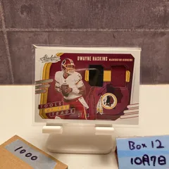 2020 Panini Absolute Dwayne Haskins 17/99 Washington Redskins Tools of the Trade Dual ジャージ パッチ カード