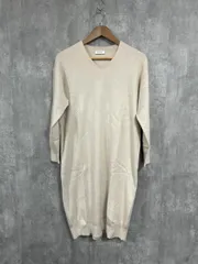 BEAUTY & YOUTH ビューティ&ユース ユナイテッドアローズ ウール混 ひざ丈 ニット ワンピース ベージュ ■◇ レディース