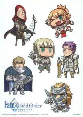 [중고] 씰·스티커 집합(원탁) 스티커 [극장판 Fate/Grand Order -신성원탁영역 카멜롯- 전편 Wandering; Agateram] 공개 기념 특전