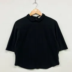 Pierre cardin ピエールカルダン 丸襟 プルオーバー シャツ ブラウス フォーマル モード オールド 80s 90s 古着 VINTAGE レディース サイズ M LH29