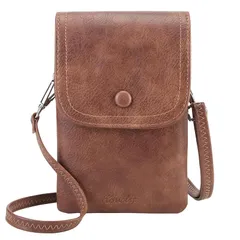 【新品】 [HiChiclife] スマホショルダーバッグ 非常に柔らかいPUレザー お財布ショルダー レディース スマホポーチ 落下防止 軽量 斜めがけバッグ おしゃれ 斜め掛け 肩掛け レディースショルダーバッグ 小物入れ 1