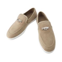 エルメス スリッポン モカシン ジュール Jour スエード レディースサイズ36 HERMES 靴