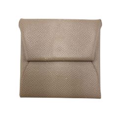 【真贋判定済】HERMES エルメス カルヴィ O刻印  グリアスファルト ウォレット B03236UDAQ
