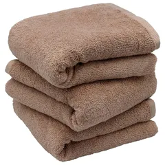 【新着商品】hiorie(ヒオリエ) ミニバスタオル 日本製 ホテルスタイルタオル 3枚セット マルーンブラウン 50×100cm 無地 瞬間吸水 小さめ タオル セット 耐久性 綿100% 【選べる18色】 泉州タオル