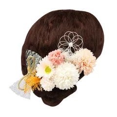 9点セット 卒業式 つまみ細工 七五三 振袖 袴 着物 和装 成人式 結婚式 浴衣 花 髪飾り ドライフラワー 着物 髪 飾り [OTAKUMARKET] 髪留め ヘアアクセサリー 4カラー