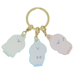 【メール便】お文具といっしょ キーリング 3チャームキーホルダー お文具さん ティーズファクトリー 3連アクリルキーホルダー アクキー キャラクター グッズ 