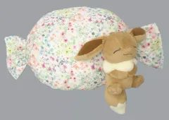 【中古】クッション・抱き枕・本体 イーブイ すやすやクッション 「一番くじ Pokemon EIEVUI＆Floral Candy」 B賞
