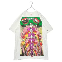 SUPREME(シュプリーム) 19SS Gilbert & George DEATH Tee ギルバート&ジョージ プリント Tシャツ L ホワイト
