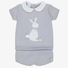 ニットセットアップ Blue 2Y