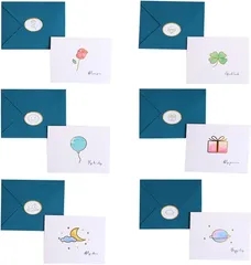 MEDUSHASHA メッセージカード バースデーカード レターセット 手紙 便