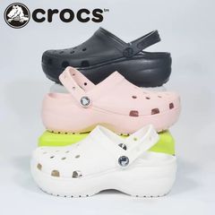 新品 Crocs クロックス レディース 厚底サンダル バヤバンド クロッグ レディース 可愛い 3色選択可能  送料無料