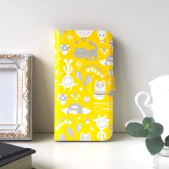 ＜Android対応＞ラッキーづくし手帳型スマホケース